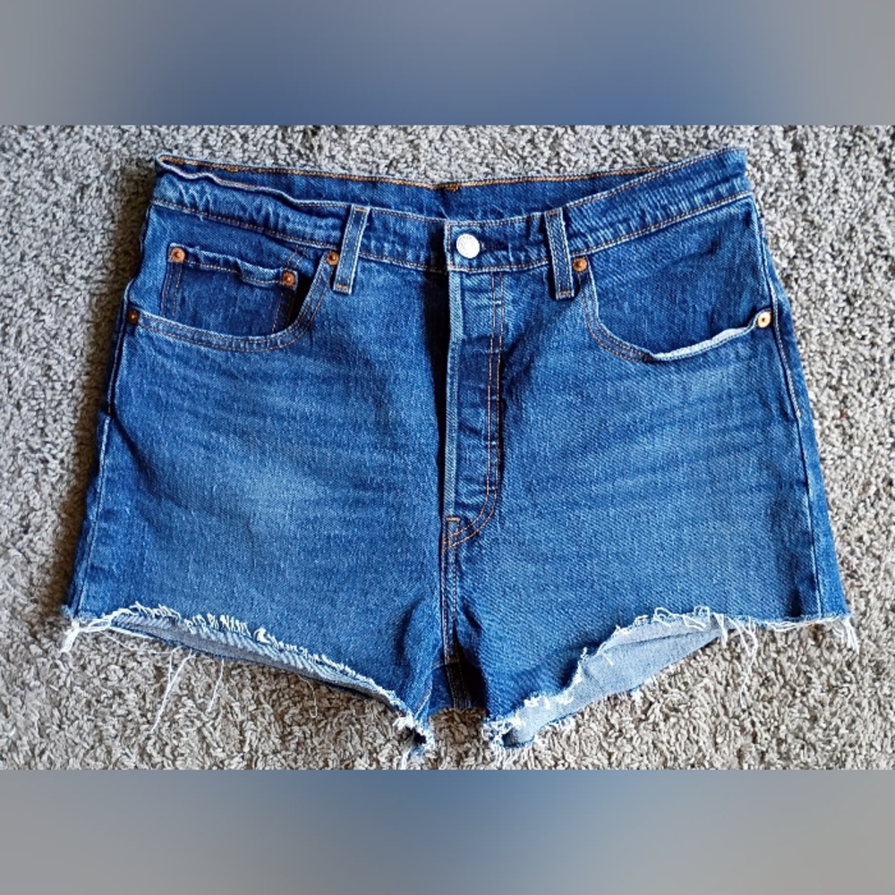 Levi's Women's Blue Jean Shorts